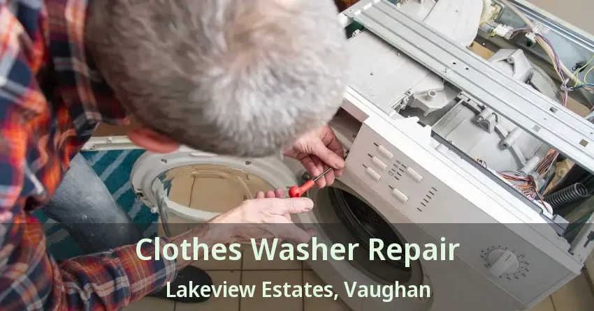 Clothes Washer Repair Lakeview Estates, Vaughan - ON