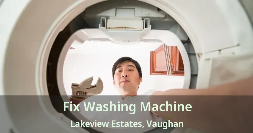 Fix Washing Machine Lakeview Estates, Vaughan - ON