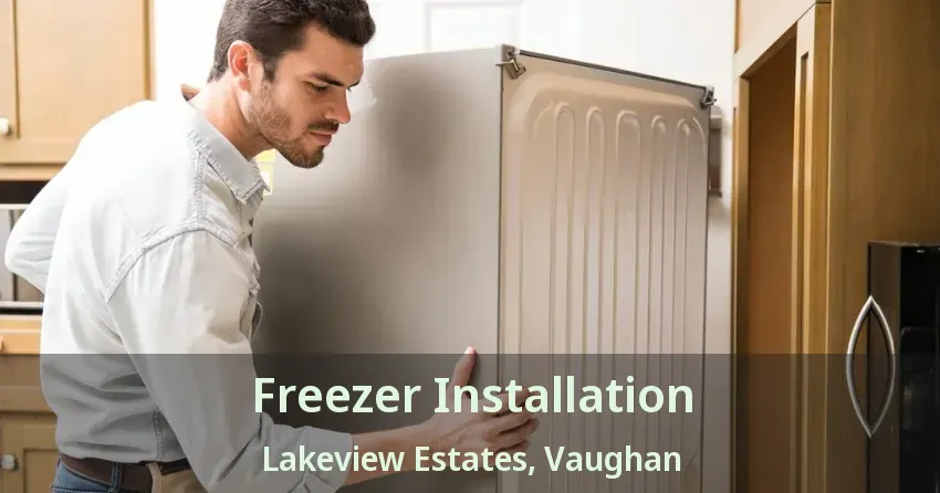 Freezer Installation Lakeview Estates, Vaughan - ON