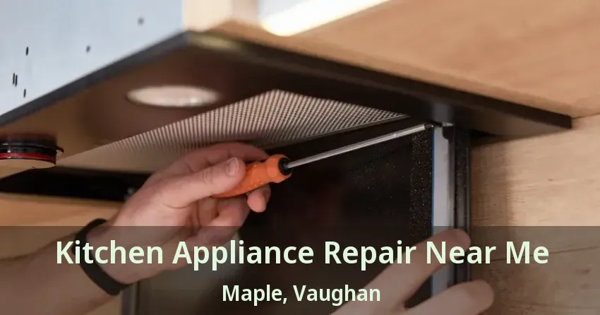 Kitchen Appliance Repair Near Me Maple, Vaughan - ON