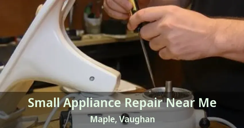 Small Appliance Repair Near Me Maple, Vaughan - ON